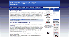 Desktop Screenshot of blogg.targenor.se